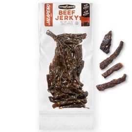 Stripling's Jalapeno Beef Jerky - Family Owned Premium Beef Jerky Snack Packs - Tender Carnivore Snacks Made in the USA, Beef Jerky Gifts for Men - High-Protein Snack Ideal for Jerky Lovers