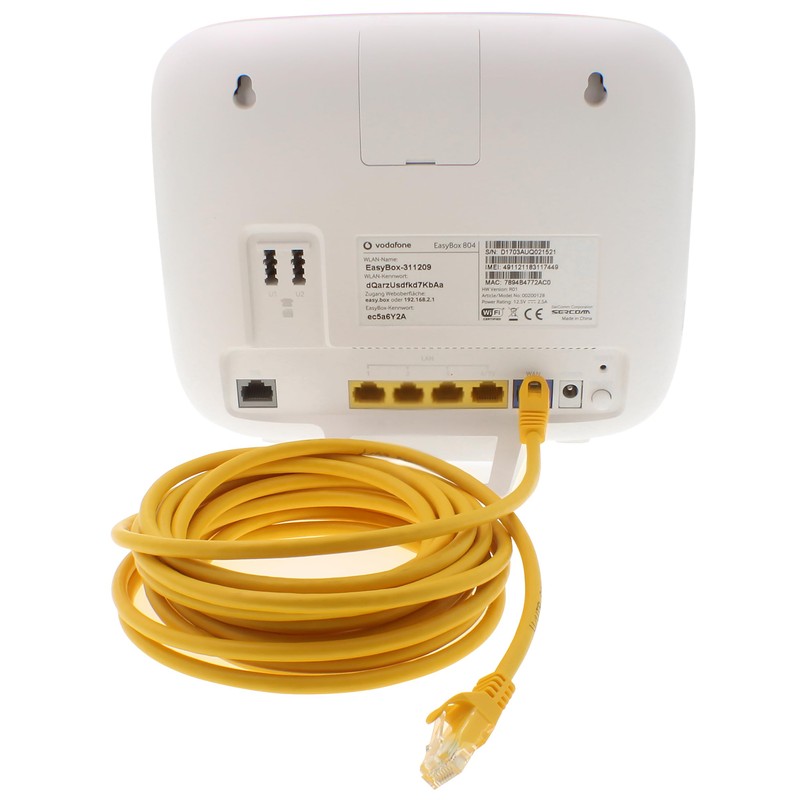 1aTTack.de - 5 cavi di rete Cat7 da 1,5 m,