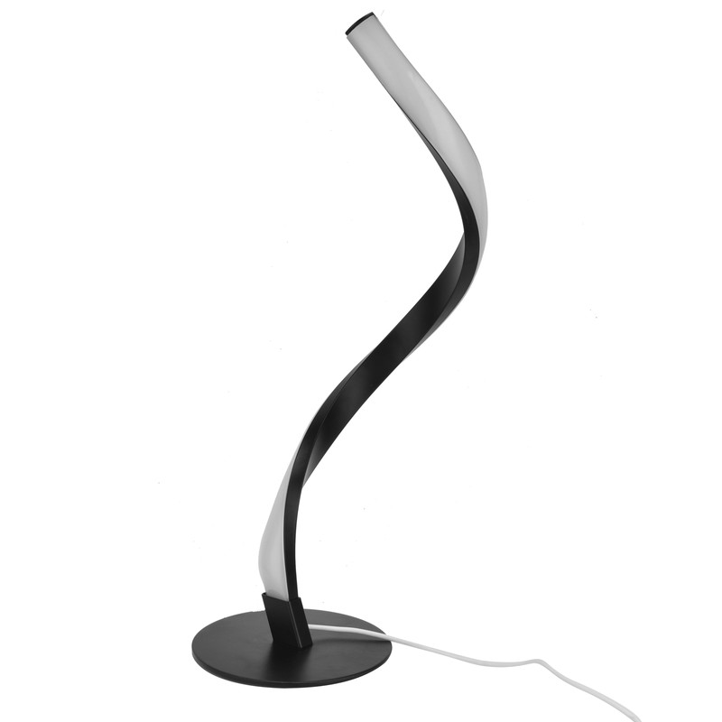SShaped LED Spiral Table Lamp Reading Light Small Night Light