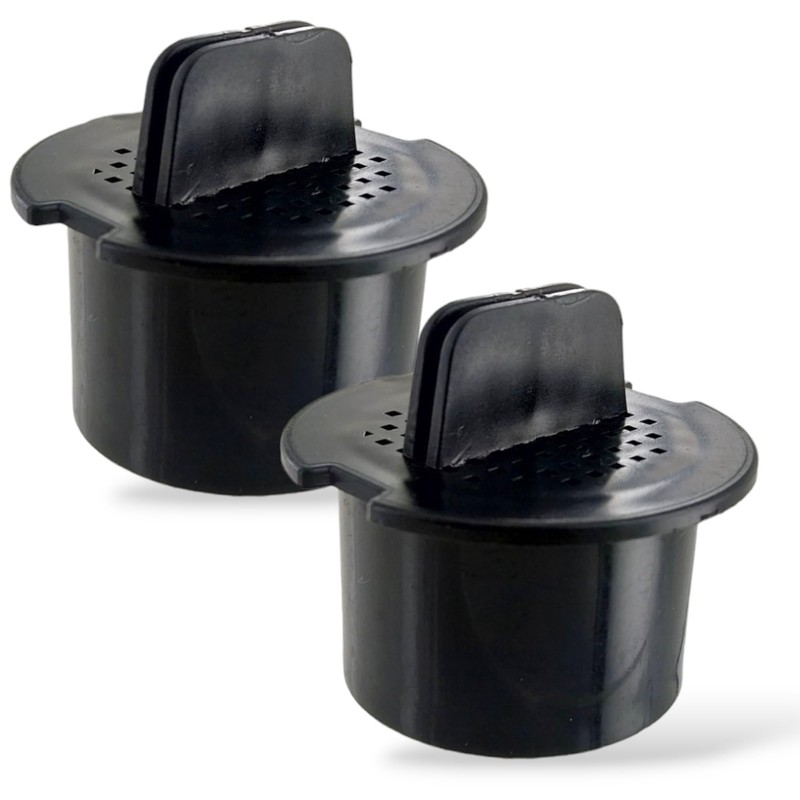 Dekarox 2 Pack Carbon Wine Refrigerator Filter, 51mm Diameter, Compatible