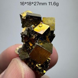 내몽골산 천연 황철석 + 융합 석영 결정 및 돌 [01 다크 카키] Natural Pyrite from Inner Mongolia + Fusion Quartz Crystal and Stone [01 Dark Khaki]