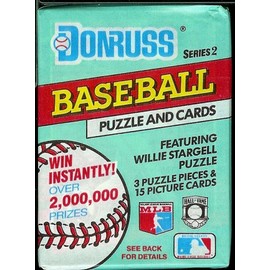 1991 Donruss Baseball Card Series 2 Baseball Card Unopened Pack - 15 Cards Per Pack