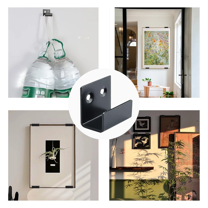 20mm Ceramic Tile Display Hooks Stainless Steel Flat J Hooks