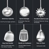 304 18/8 Stainless Steel Kitchen Utensils Set 11 Pcs Long