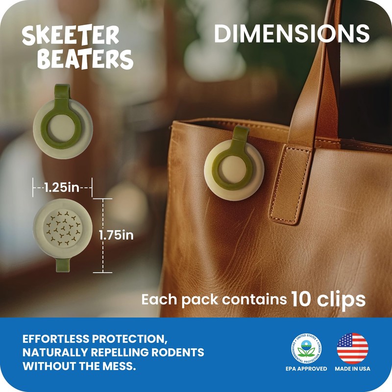 Repel 360 Skeeter Beaters Mosquito & Bug Wearable Mini Clips