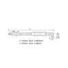 ANEX AZM-2150 Bit, Single Headed, Insulated, 1,000 V Compatible, +2