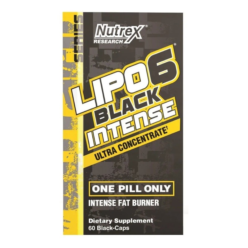 Nutrex Lipo 6 Black Uc Intense 60 Caps (60srvs) Sf