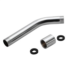 Shower Extension Arm G1/2", Shower Head Extension Stainless Steel Shower Hose Extension Arm, Shower Head Extender Arm Handheld Shower Arm Extension Pipe Chrome Plating Wall Mounted