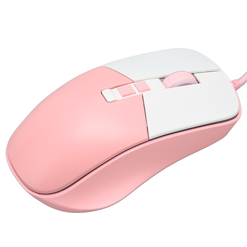Wired Mouse Ergonomic Streamlined Cool RGB Optical Sensor Gaming Mechanical