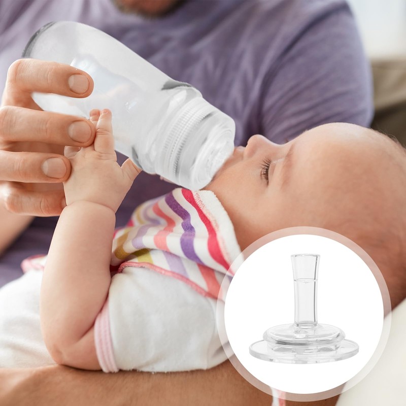 8pcs Nipples for NUK Sippy Straw Cup, Silicone Reusable Baby