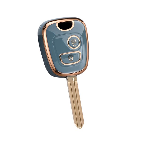HIBEYO Car Key Case Fits Citroen C1 C4 C2 C3