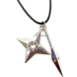 Arkanum Anime Necklace for Men Boys Unisex Locket Pendant, kakashi Pendant2, Rubber, No Gemstone