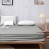 NAFAY LIVING Fitted sheet-Plain Dyed Ultra Soft Microfiber Bedding Sheet