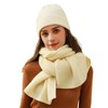 Winmany Women's Winter Knitted Hat Scarf Set Leopard Beanie Hat