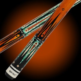 CUEELF Pool Cue Stick,Low Deflection Shaft Billiard Cue Sticks with 1X1 Hard Case,Professional Billiards Ques Sticks with 13mm Tip,19.5/20/21 oz Pool Stick