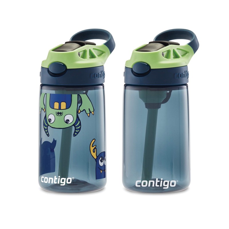 Contigo Kids Water Bottle with Redesigned AUTOSPOUT Straw, 14 oz.,