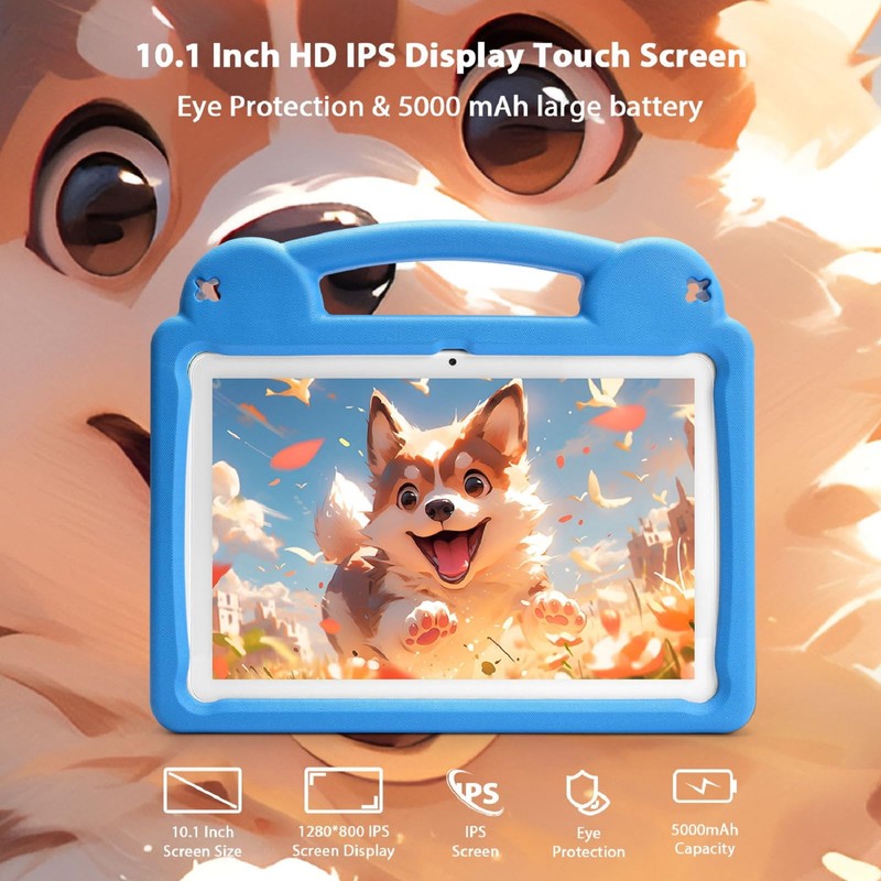 paitanry Kids Tablet 10 Inch, Android 15 Tablet for Kids,