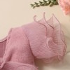 HUCEQI Newborn Photography Outfits Girl Baby Photoshoot Props Lace Romper