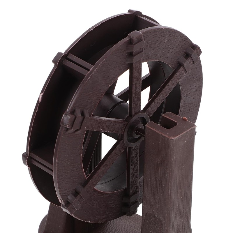 STOBAZA Miniature Water Wheel Fountain for Indoor Outdoor Use Tabletop
