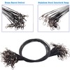 10 LURE WIRE TRACES spinning pike fishing swivel