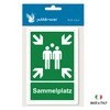 Pubblimania Sammelplatz Sign, Fire Safety Sign, 3 mm Thick Aluminium
