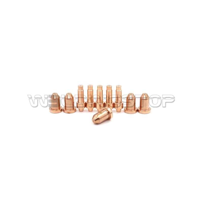 WeldingStop 10 Pieces Plasma Cutting XT40 Torch Consumables Electrode 249926