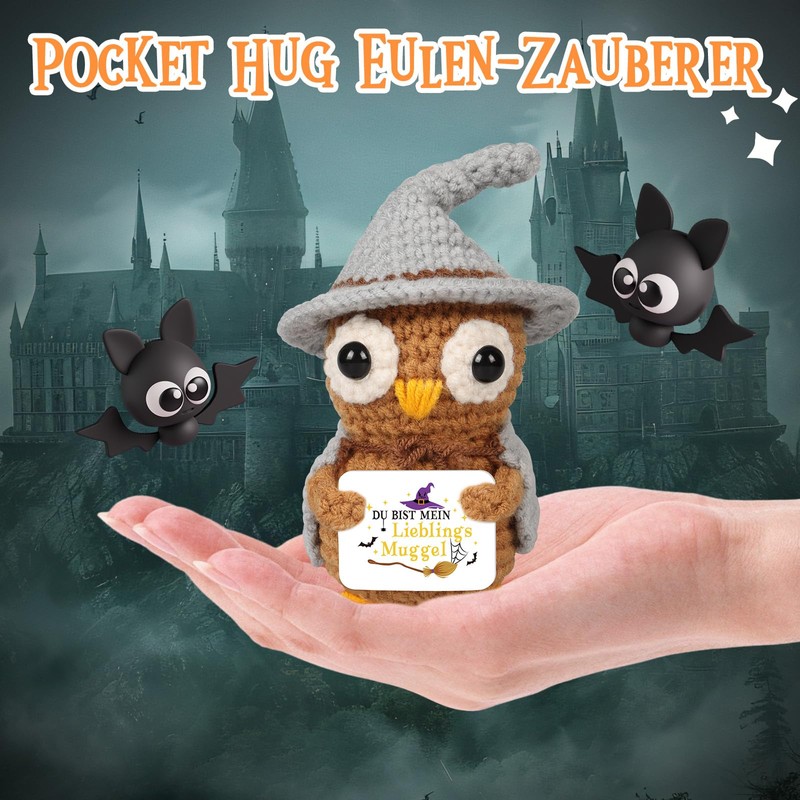 WenmthG Anti-Stress Small Gift Knitted Owl