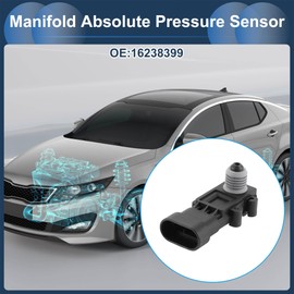 INFINAUTO Air Intake MAP Pressure Sensor, Manifold Absolute Pressure MAP Sensor No.16238399 for Buick LaCrosse 2005-2008 Black 1 Pcs