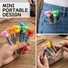 houlishu Mini Multicolor Ballpoint Pens, 25 Count Colorful Writing Pens