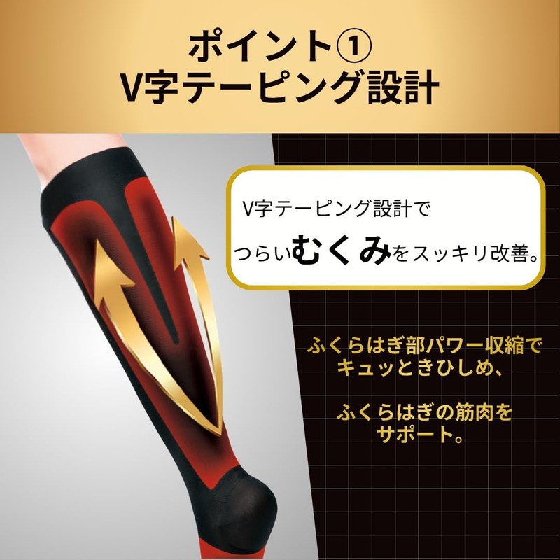 Slim Walk Compression Socks Medical Lymph Socks Short Toeless Black