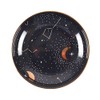 Stunning Ceramic Dark Purple Star Sign Trinket Dish - 2cm