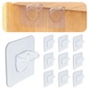 12 PCS Shelf Support Pegs, Adhesive Shelf Bracket, Cabinet Shelf