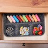 Relaxdays Felt Drawer Organiser, Desk Organiser System, 5.5 x 29.5