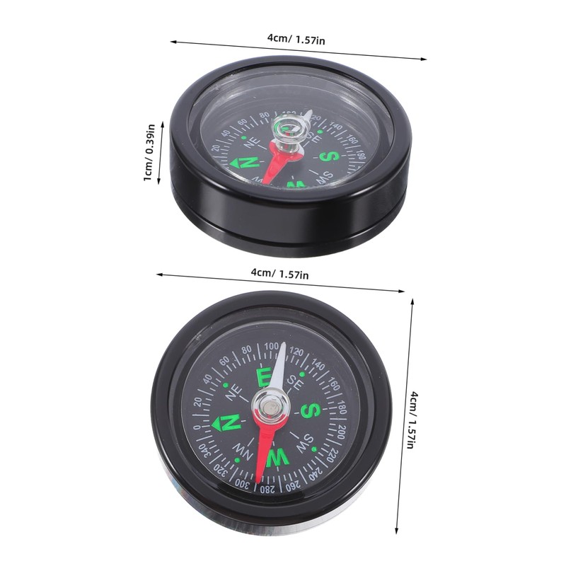 Totority Mountain Bike Compass Navigation Tool Headset Compass for Outdoor