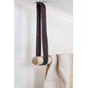 KEYAIIRA - Leather Ceiling Mounted Curtain Rod Mount - modern