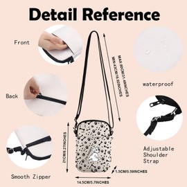 MNIGIU 101 Dogs Movie Inspired Gift Rolly Lover Gift I’m Hungry Crossbody Bag Dalmatians Movie Fans Gift (HungryBag)