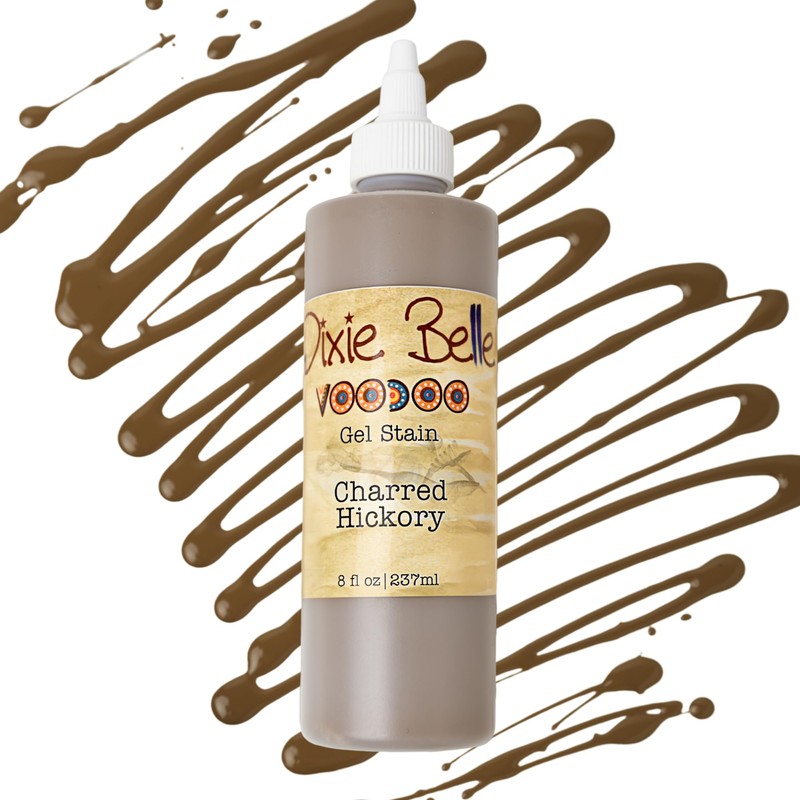 Dixie Belle Voodoo Gel Stain - Charred Hickory (8oz) -