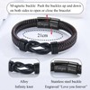 EPVID Son Gifts, Leather Bracelet for Son from Mum Dad,