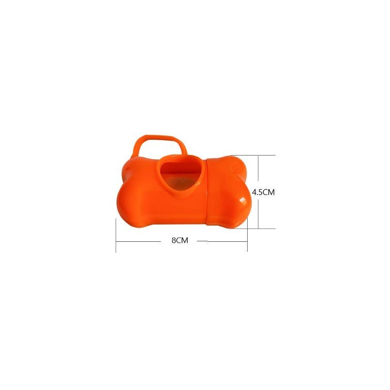 LIUSM 5 PCS Bone Shaped Poop Bag Dispenser Pet Waste