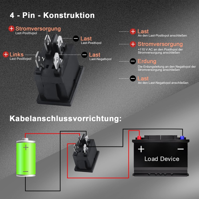 APIELE Switch Rocker Switch Pack of 6 Four-footed Ship Shape