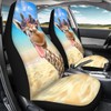 chaqlin Funny Giraffe Car Seat Cover Universal Fit Car Truck