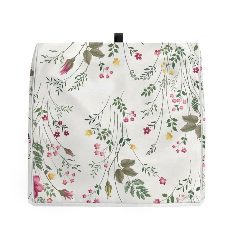 TOADDMOS Wild Floral Print Stand Mixer Cover with Pockets Dust