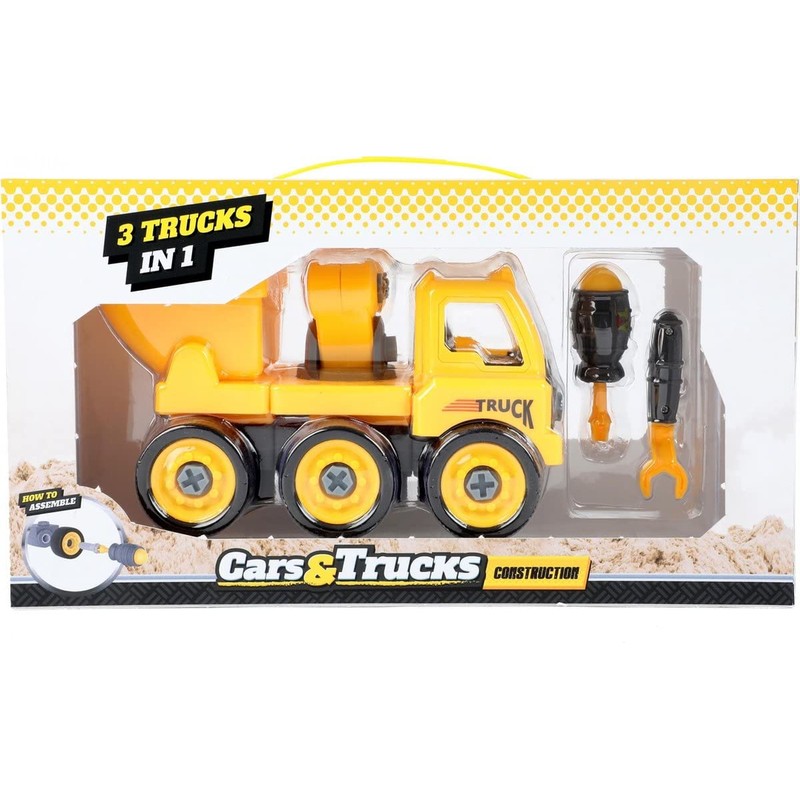 Cars & Trucks Dump Truck with Screwdriver + Key (DIY)