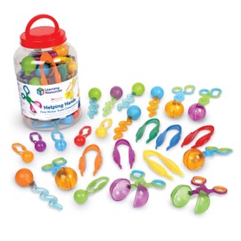 Learning Resources Learning Resources Helping Hands Fine Motor Tools Classroom Set - 24 Pieces Ages 3+ Preschool Learning Activities, Teacher and Classroom Must Haves, Teacher Resources for Classroom