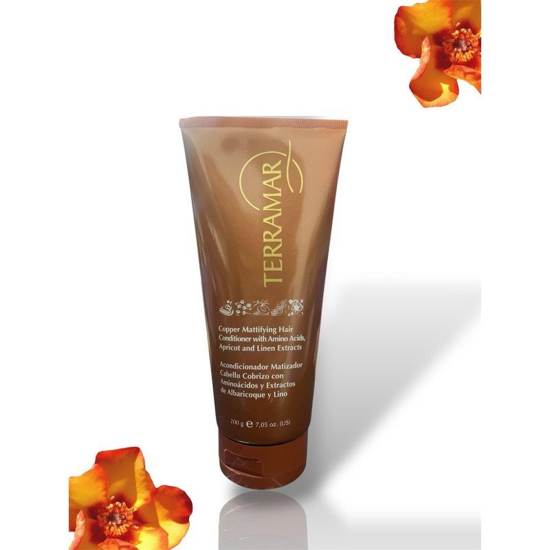 Acondicionador Matizador De Cabello Cobrizo Terramar 200grs + REGALO SORPRESA