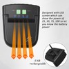 Mudder 2 Pieces LED Clip on Cap Lights USB Rechargeable