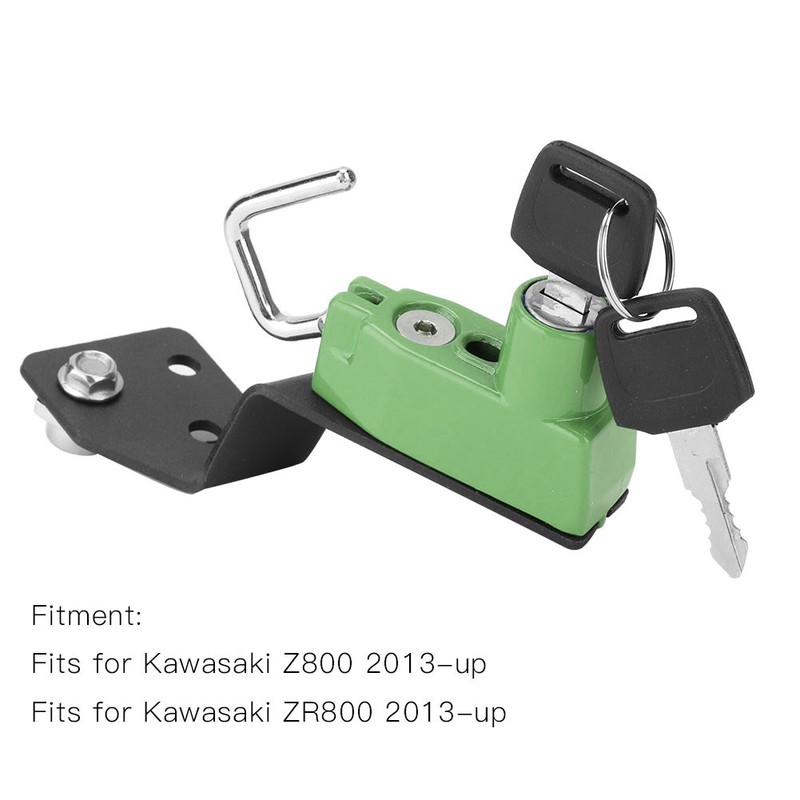 Aluminium Alloy Anti Theft Helmet Lock Fits for Kawasaki Z800