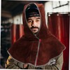 Mipcase Welding Flame Retardant Hood Durable Cowhide Protective Cap with