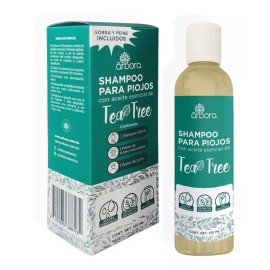 Arbora Shampoo De Piojos Con Tea Tree + Neem Incluye Gorra Y Peine