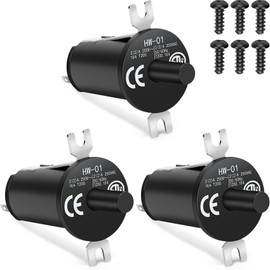 3 PCS 9904190041 Hopper Lid/Door Switch Kit with 6 Mounting Screws, Compatible with masterbuilt Gravity Series 560/800/1050 XL Digital Charcoal Grill Smoker